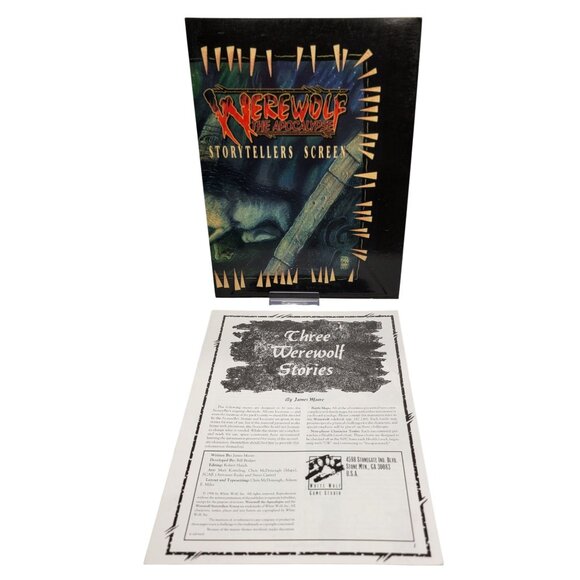 White Wolf Game Studio Other - White Wolf AD&D WEREWOLF The Apocalypse - Storyteller's Screen